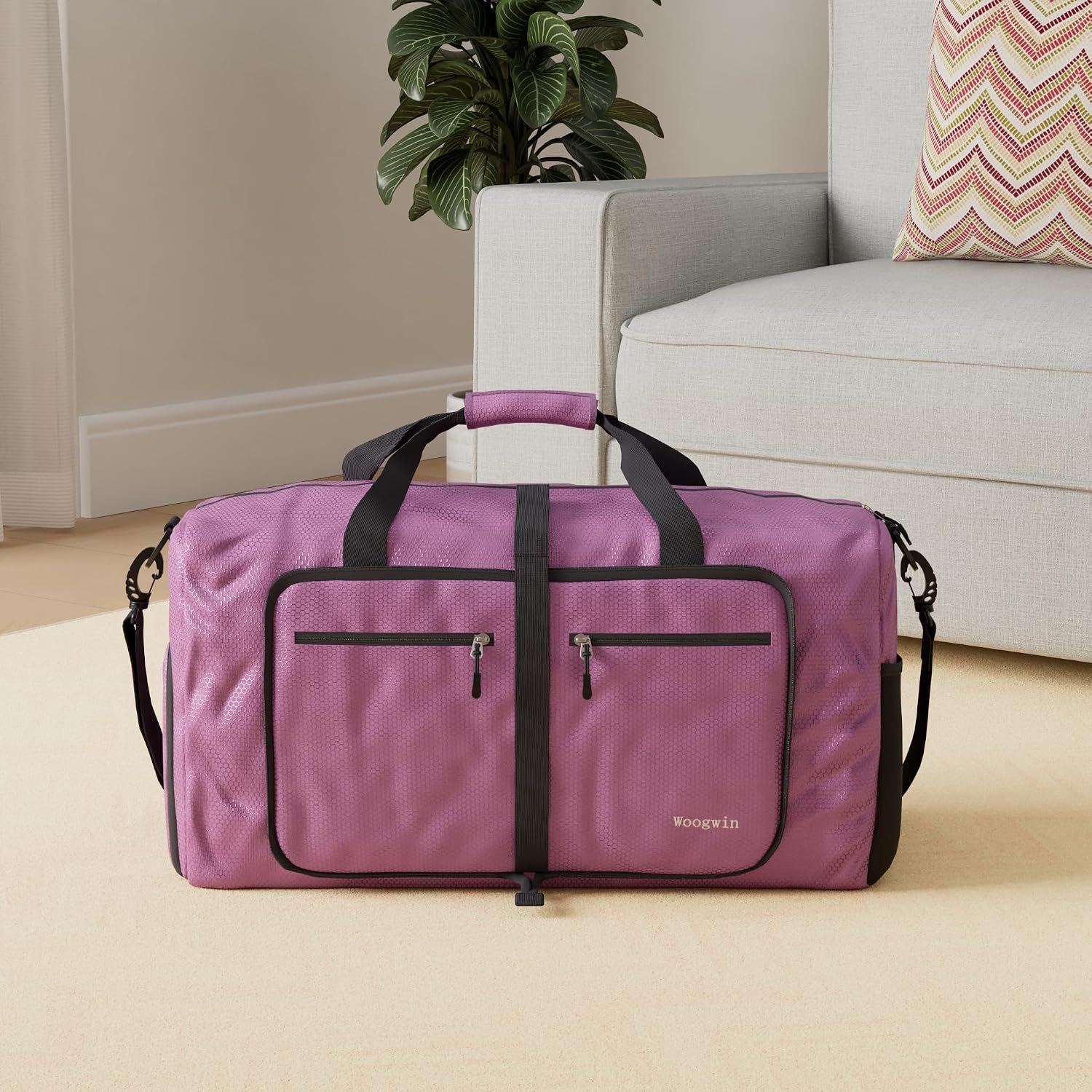 Large Foldable Waterproof Travel Duffel Bag for Gym and Pool