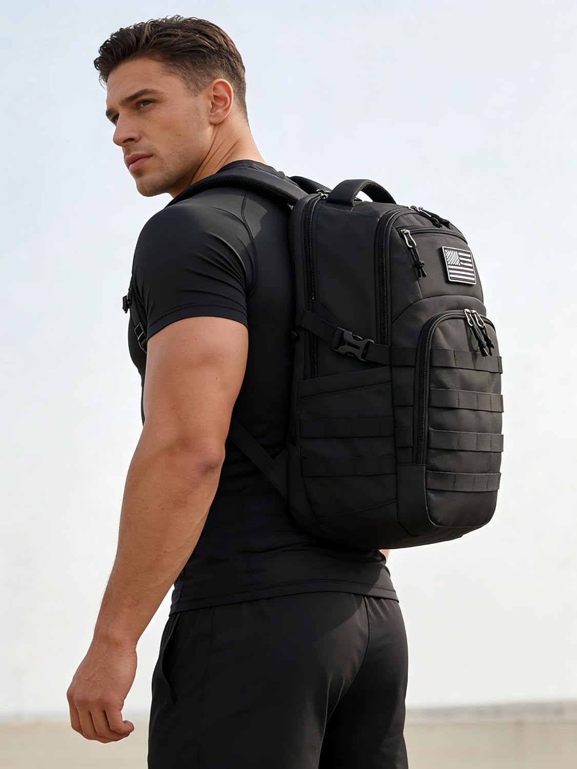 Small Tactical Assault Backpack, Black